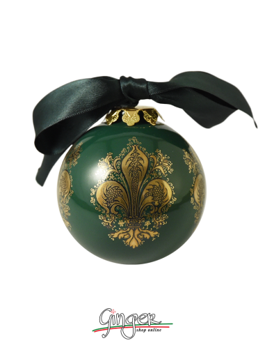 Palla di Natale in ceramica Terra d'Italia - VE 80 mm
