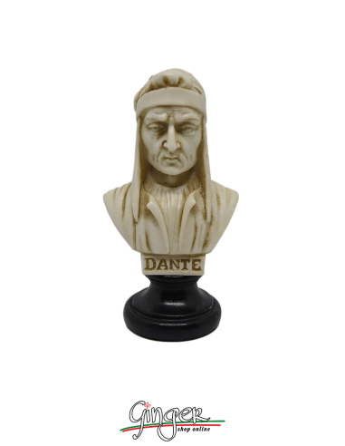 Dante Alighieri - busto patinato 10 cm
