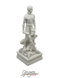 Ercole e Caco - 17 cm - naturale o patinato 2
