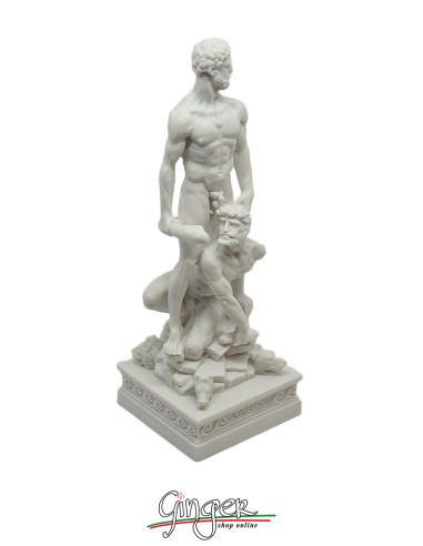 Ercole e Caco - 17 cm - naturale o patinato