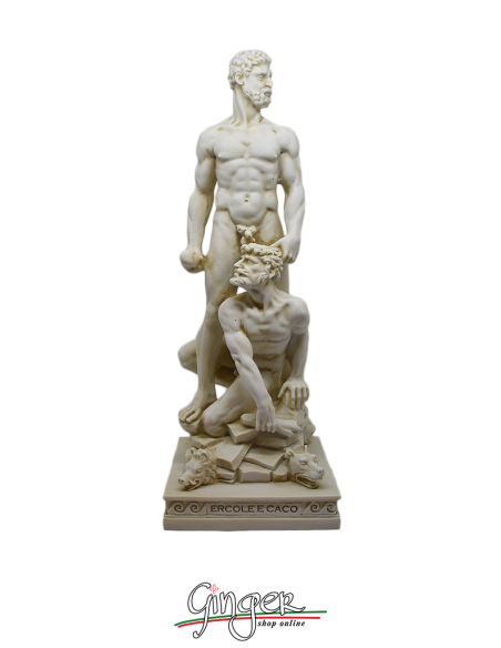 Ercole e Caco - 32 cm - naturale o patinato