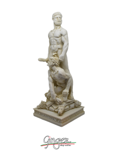 Ercole e Caco - 32 cm - naturale o patinato 2