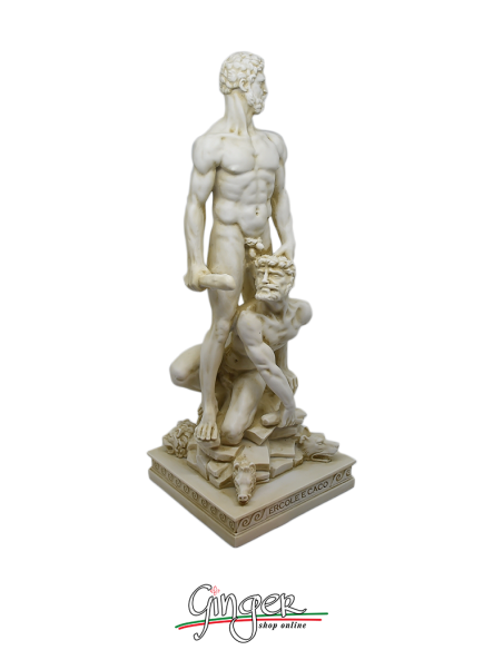 Ercole e Caco - 32 cm - naturale o patinato