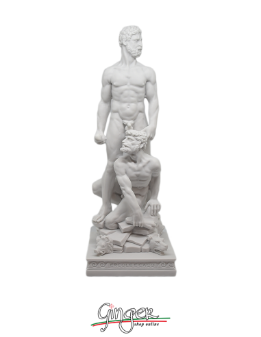Ercole e Caco - 32 cm - naturale o patinato