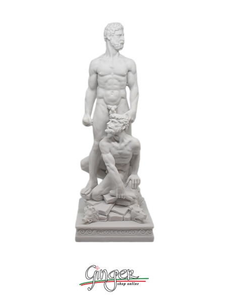 Ercole e Caco - 32 cm - naturale o patinato