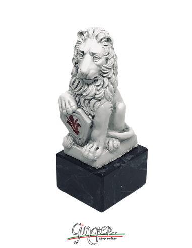 Leone Marzocco di Donatello - 11 cm - tre versioni - bianco