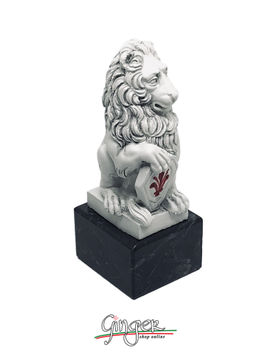 Leone Marzocco di Donatello - 11 cm - tre versioni - bianco