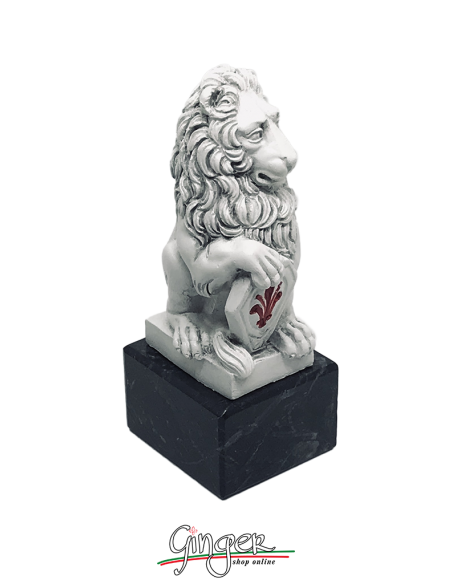 Leone Marzocco di Donatello - 11 cm - tre versioni - bianco