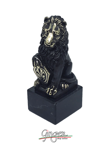 Leone Marzocco di Donatello - 11 cm - con foglia di bronzo
