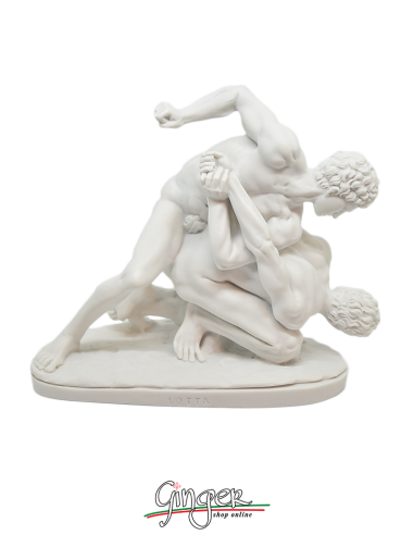 Lottatori (Museo degli Uffizi Firenze) - 18 cm bianca