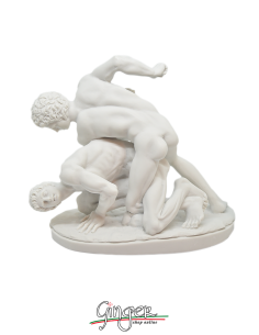 Lottatori (Museo degli Uffizi Firenze) - 18 cm bianca 2