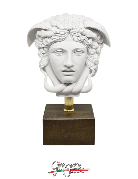 Testa della Medusa - 29 cm - bianco naturale