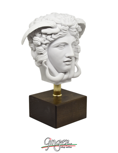 Testa della Medusa - 29 cm - bianco naturale