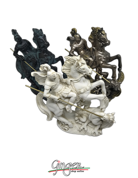 San Giorgio e il Drago - 17 cm - tre versioni