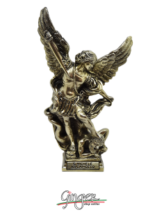 San Michele Arcangelo - 23 cm o 30 cm - color bronzo lux 2