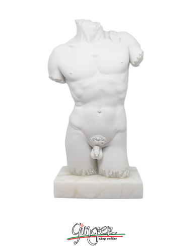David - Torso con base in alabastro