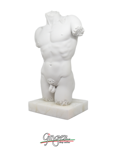 David - Torso con base in alabastro