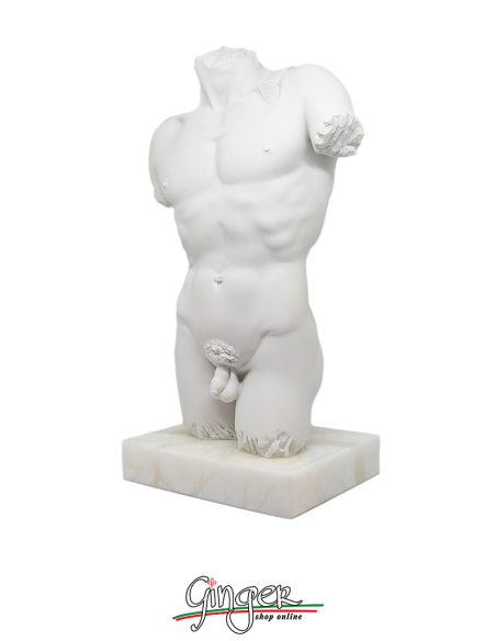 David - Torso con base in alabastro
