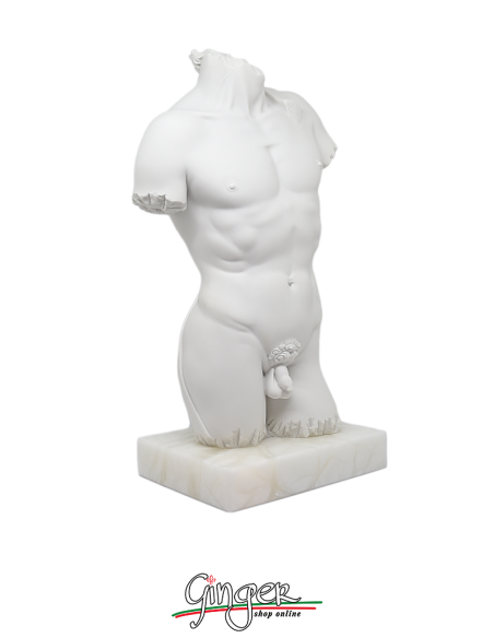 David - Torso con base in alabastro