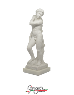 David Apollo o Apollino - 32 cm - con base in alabastro 2