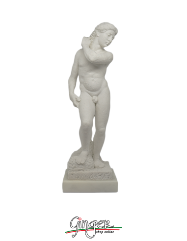 David Apollo o Apollino - 32 cm - con base in alabastro