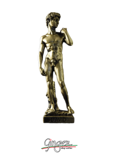 Michelangelo' s David - 11.4 in. (29 cm) - brushed gold or silver color 2