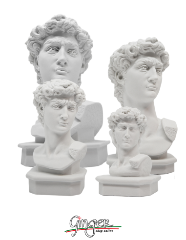 David - the head - four different sizes