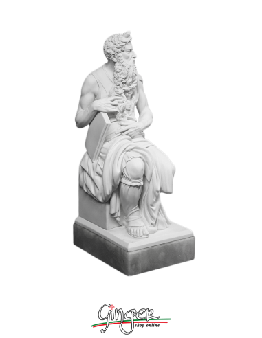 Mose' in San Pietro in Vincoli a Roma - 30 cm o 44 cm - con base in alabastro