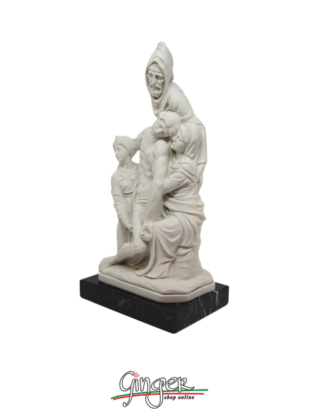 Pietà Bandini o Pietà Fiorentina - 26cm - Santini con base in marmo