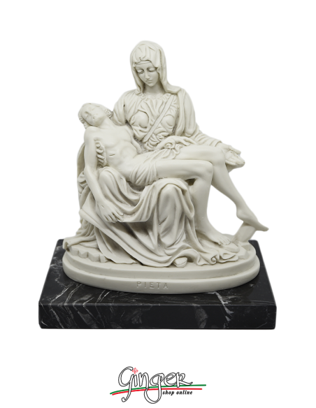 Pieta' Vaticana - 19 cm - Ruggeri con base in marmo