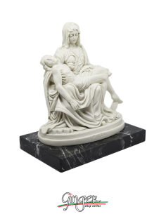 Pieta' Vaticana - 19 cm - Ruggeri con base in marmo 2