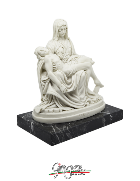 Pieta' Vaticana - 19 cm - Ruggeri con base in marmo