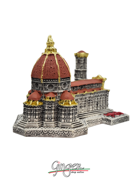 Duomo di Firenze dipinto a mano - base 10x15 cm