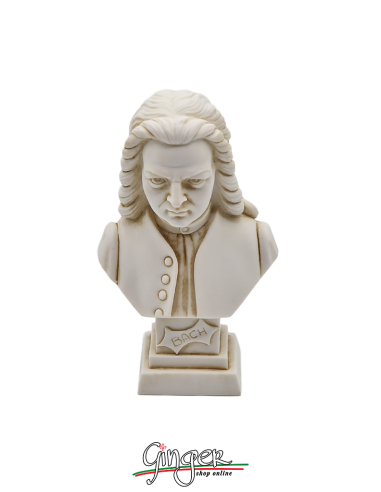 Composers Musicians - Johann Sebastian Bach - bust 4.33 in. (11 cm) - aged