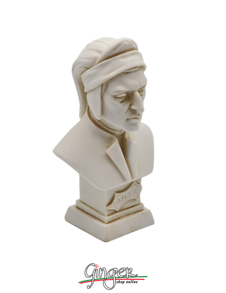 Dante Alighieri - busto patinato 11 cm