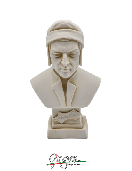 Dante Alighieri - busto patinato 11 cm