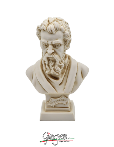 Michelangelo Buonarroti - busto patinato 10 cm