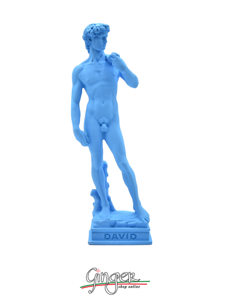 Collezione "pop art" - David 20 cm o 30 cm - Celeste