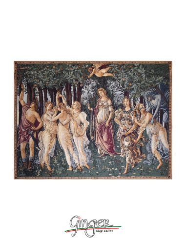 Spring by Botticelli - Tapestry 20.4 x 12.9 in. (52x33 cm) or 34.6 x 25.5 in. (88x65 cm)