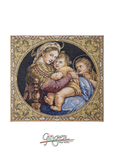 Madonna della Seggiola - Arazzo o Cuscino 32x32 cm