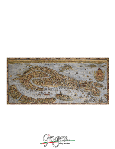 Venice: Ancient Map - Tapestry 29.5 x 12.9 in. (75x33 cm)