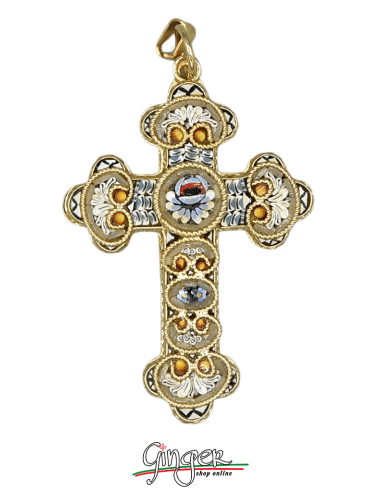 Cross in Florentine mosaic