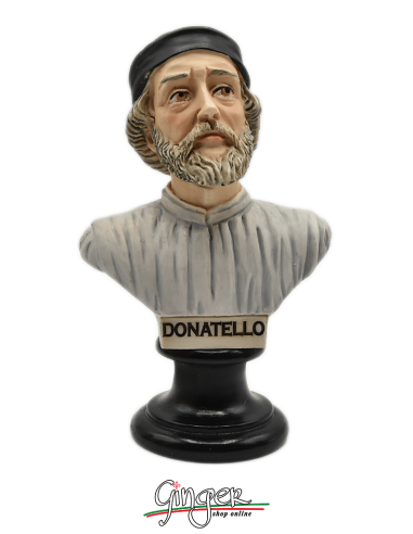 Donatello - busto 15 cm dipinto a mano