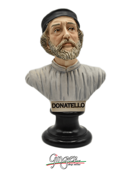 Donatello - busto 15 cm dipinto a mano