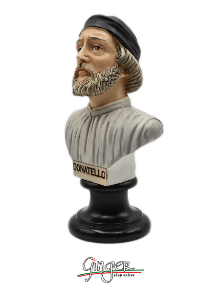 Donatello - busto 15 cm dipinto a mano