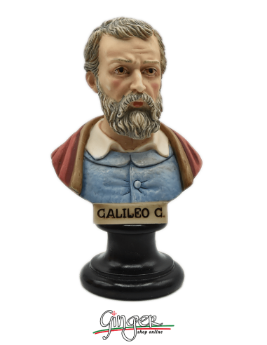 Galileo Galilei - bust 5.9 in. (15 cm) hand painted