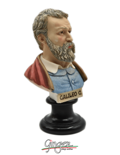Galileo Galilei - bust 5.9 in. (15 cm) hand painted 2