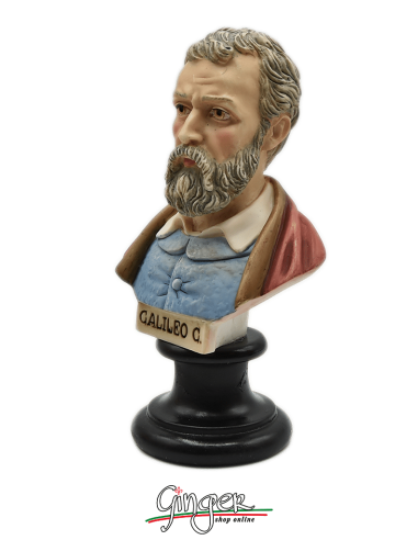 Galileo Galilei - bust 5.9 in. (15 cm) hand painted