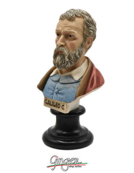 Galileo Galilei - bust 5.9 in. (15 cm) hand painted