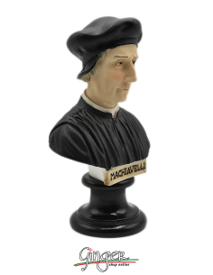 Niccolò Machiavelli - bust 5.9 in. (15 cm) hand painted 2